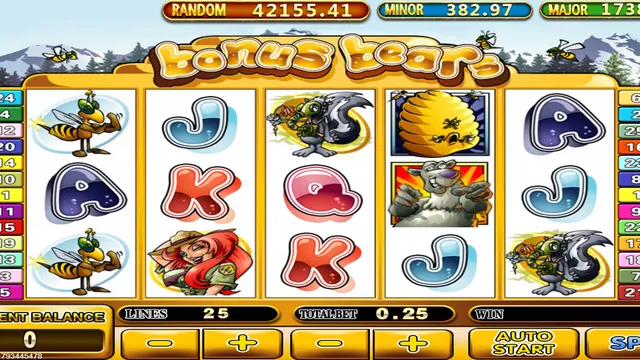 Skrin permainan Bonus Bears di Pussy888 BolehSpin