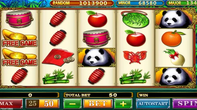 Skrin permainan Fortune Panda di Pussy888 BolehSpin