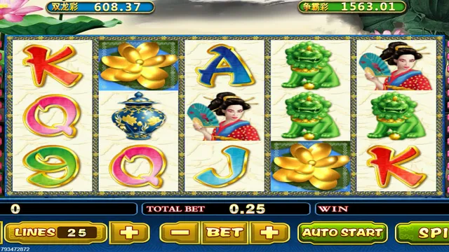 Golden Lotus game screen on Pussy888 at BolehSpin