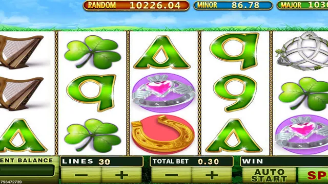Skrin permainan Irish Luck di Pussy888 BolehSpin