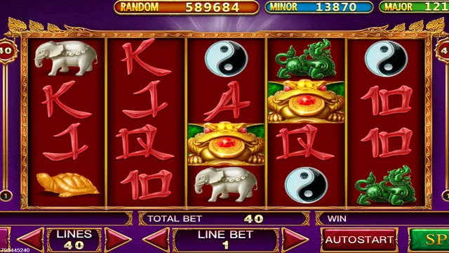 Skrin permainan Jin Qian Wa di Pussy888 BolehSpin