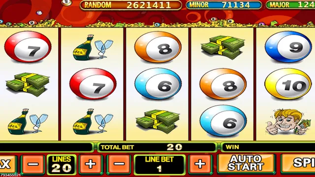 Skrin permainan Lotto Madness di Pussy888 BolehSpin