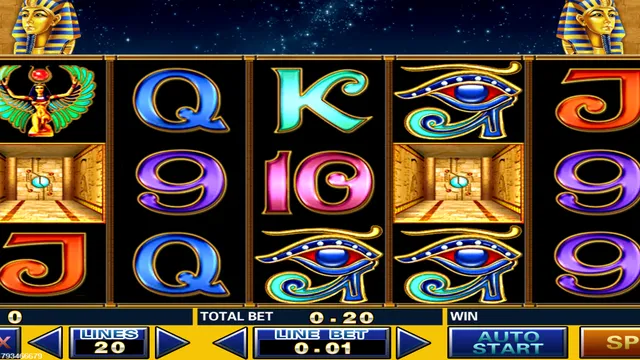 Skrin permainan Pharaoh's Secrets di Pussy888 BolehSpin