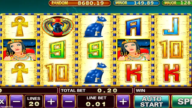 Riches of Cleopatra game screen on Pussy888 at BolehSpin