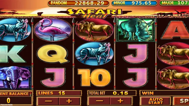 Safari Heat game screen on Pussy888 at BolehSpin