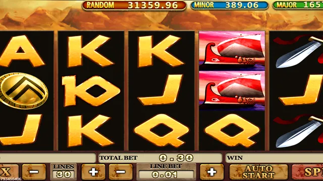 Skrin permainan Sparta di Pussy888 BolehSpin