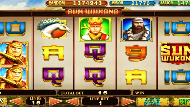 Skrin permainan Sun Wukong di Pussy888 BolehSpin