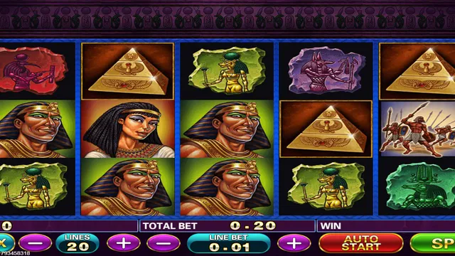 BolehSpin Pussy888 里的 The Pyramid of Ramesses 游戏画面