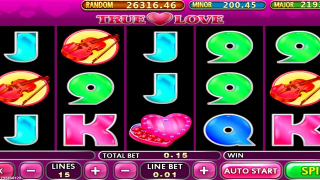True Love game screen on Pussy888 at BolehSpin