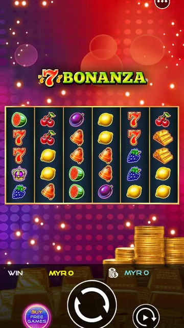 Skrin permainan 777 Bonanza di UU Slots BolehSpin
