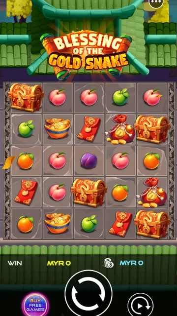 Blessing of The Gold Snake game screen on UU Slots at BolehSpin