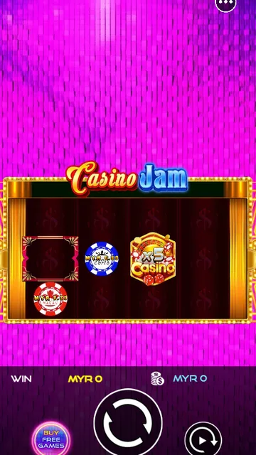 Skrin permainan Casino Jam di UU Slots BolehSpin