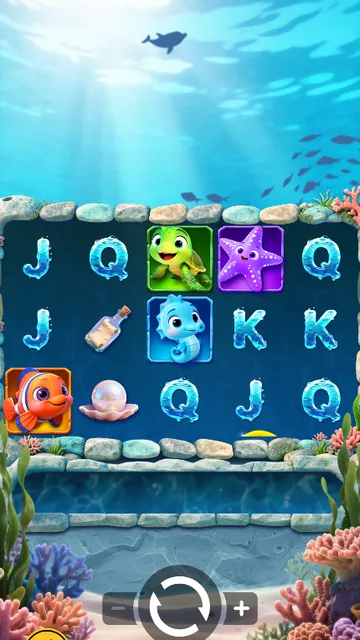 Skrin permainan Dolphin Reef: Super Bonus di UU Slots BolehSpin