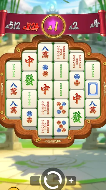 Mahjong Wilds 1000 game screen on UU Slots at BolehSpin
