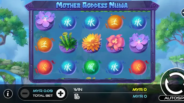 Skrin permainan Mother Goddess Nuwa di UU Slots BolehSpin