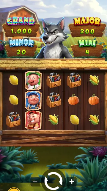 Twister: Huff & Puff game screen on UU Slots at BolehSpin