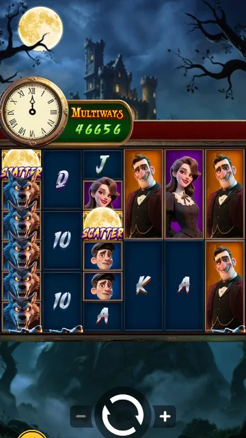 Skrin permainan Werewolf Multiways di UU Slots BolehSpin