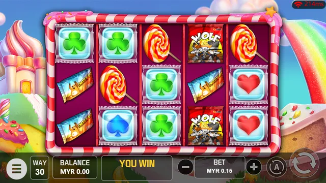 Cookie Pop game screen on V-Power at BolehSpin