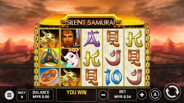 SILENT SAMURAI game screen on V-Power at BolehSpin